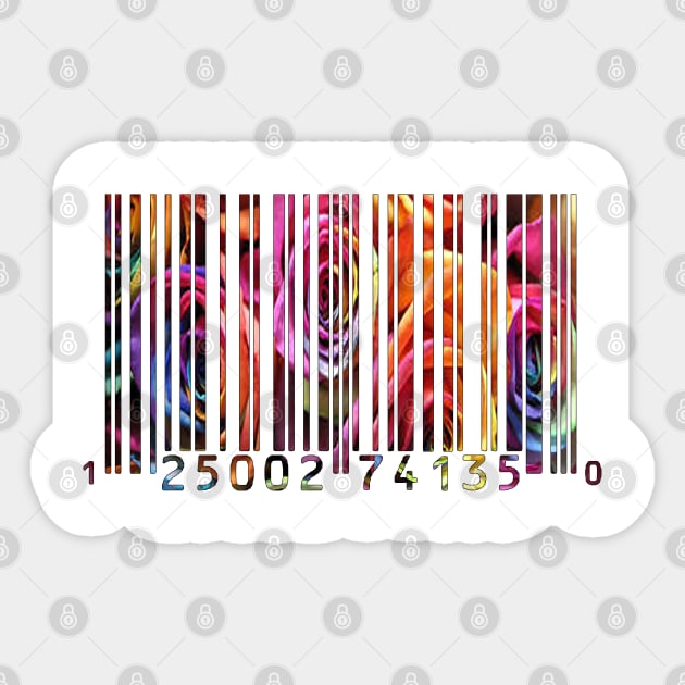 Colored barcode Sticker by Aish shop